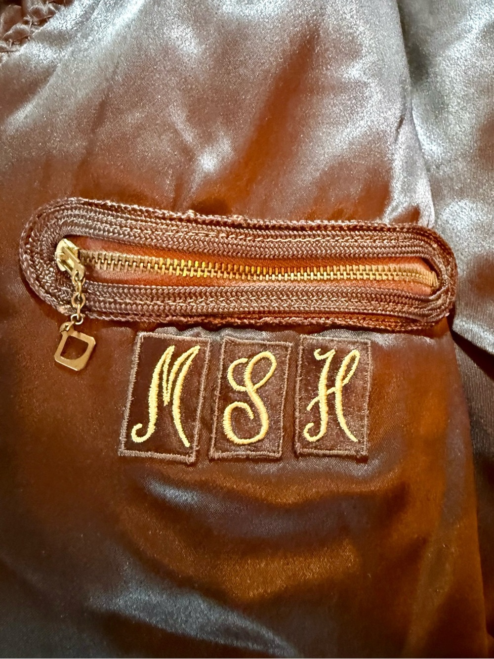 Vintage 1950s Edmonton Furriers Genuine Mink Fur Jacket Brown Stroller Coat L/XL - Picture 8 of 8